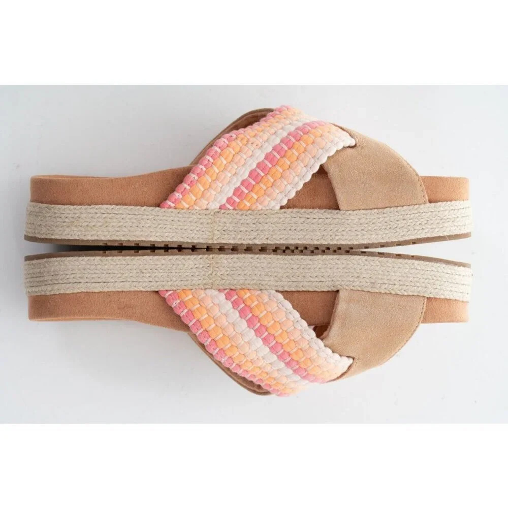 NWOB TOMS Paloma Slide Sandals Women's Sz 7